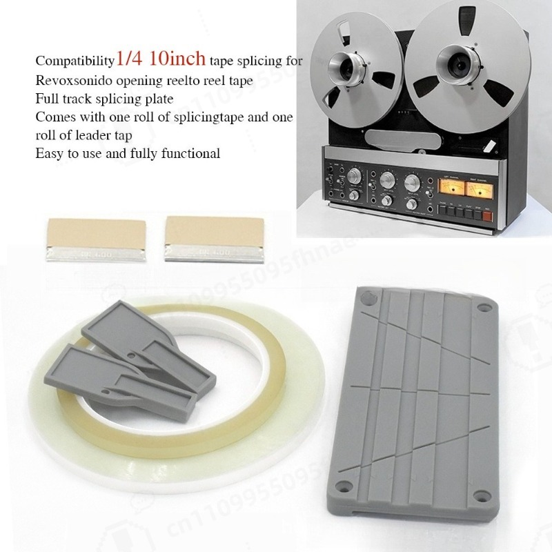 Reel Repair Kit - 1/4 Inch Audio Tape Splicing Kit