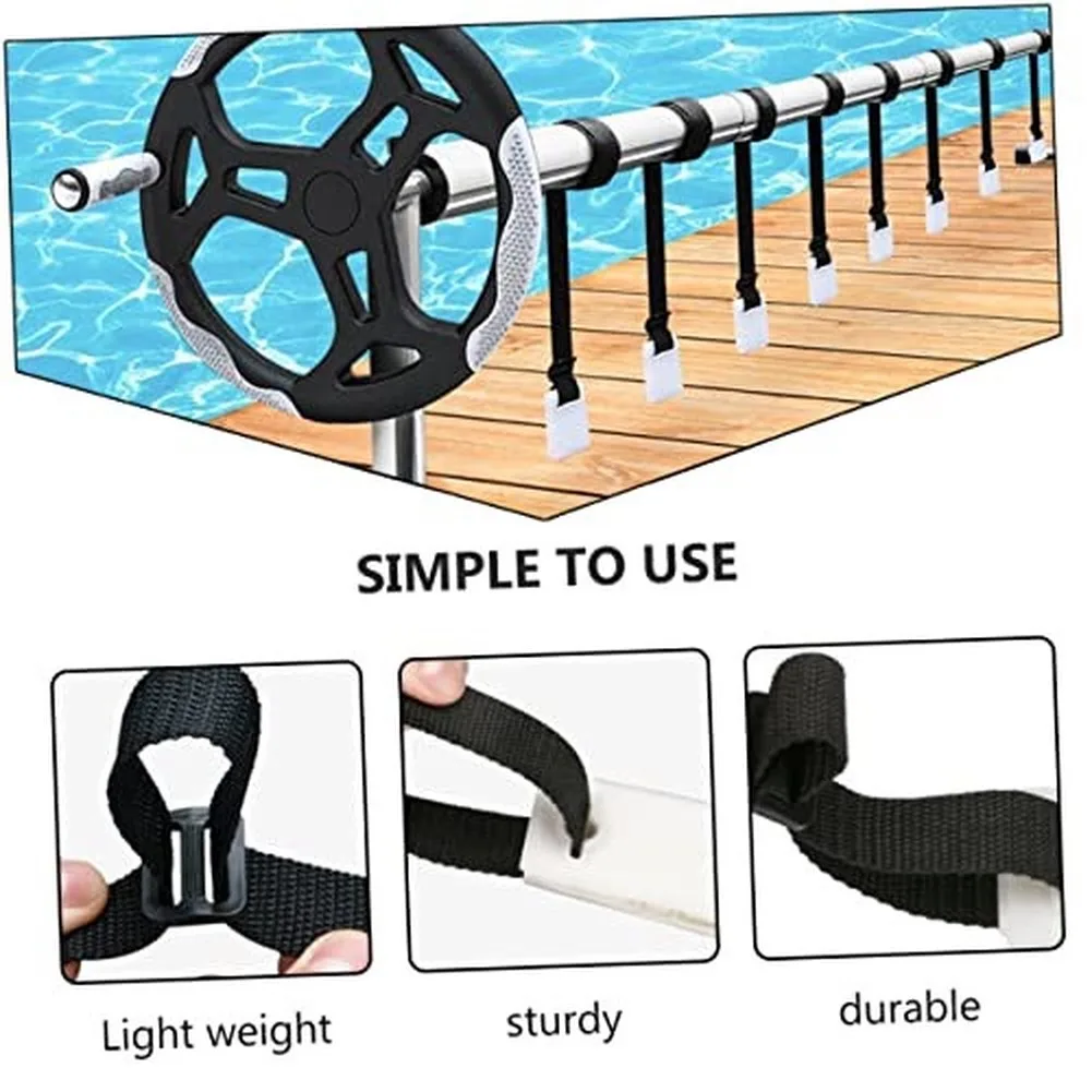 8pcs Pool Cover Straps for Sol - Reel Cover ulasan dan harga