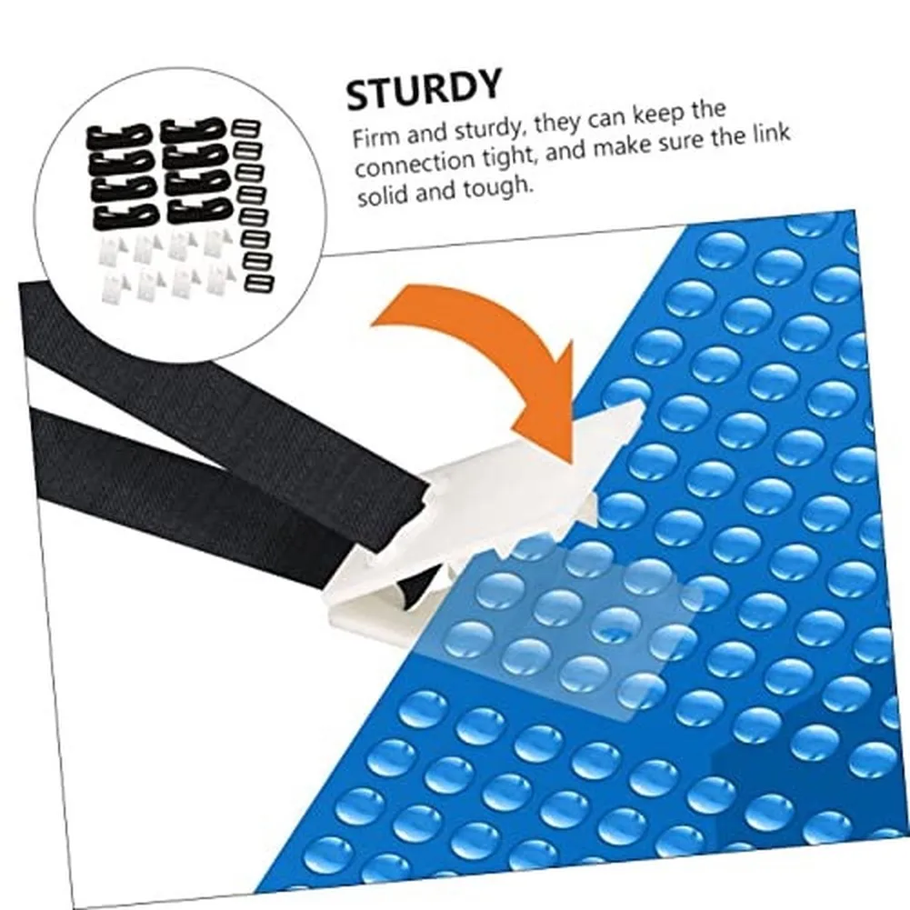 8pcs Pool Cover Straps for Sol - Reel Cover ulasan dan harga